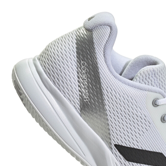 adidas gazelle silver green womens Adidas Kids Courtflash K -JI2449 – All About Tennis main image 1
