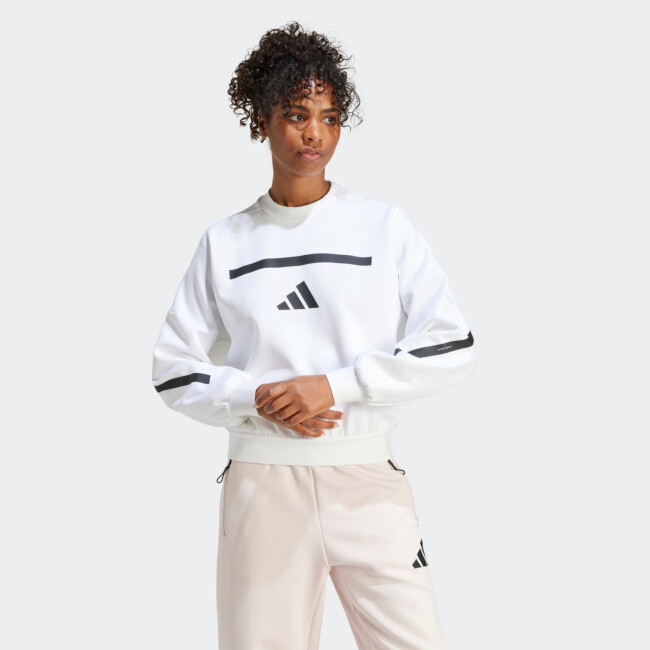 ADIDAS WOMEN'S Z.N.E. SWEATSHIRT | Hoodies and Sweatshirts | Sportland