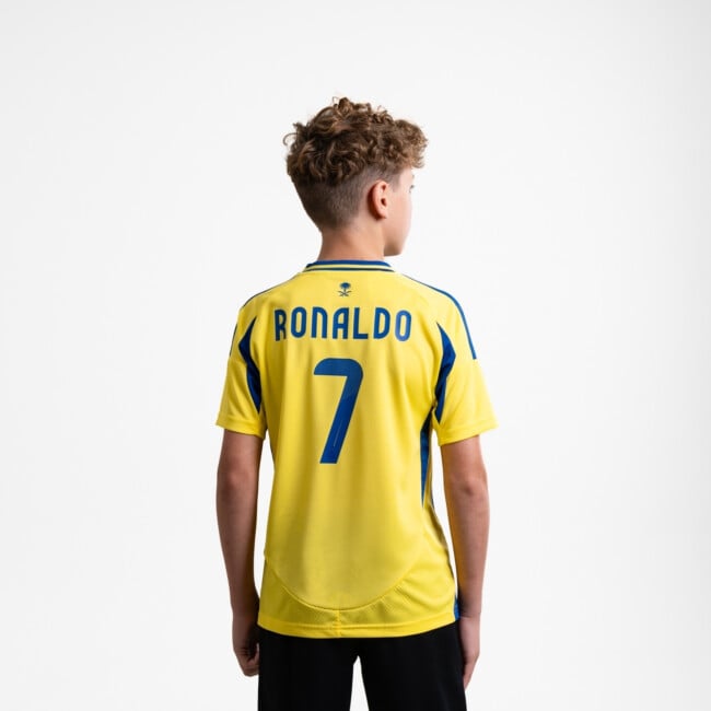 【adidas】AL NASSR FC 24/25 RONALDO HOME JERSEY アルナスル Al-Nassr FC adidas Home Shirt 24-25 - Ronaldo #7 - Kids