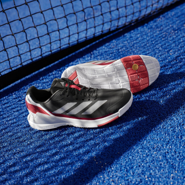 adidas gazelle silver green womens Adidas Crazyquick Boost Padel Shoes (Cloud White/Core Black/Lucid Red)   Mypadellife.com