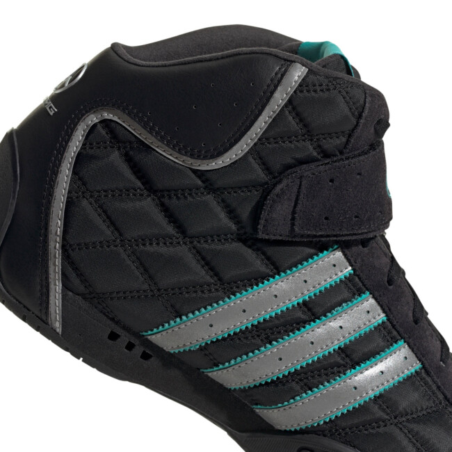 adidas gazelle silver green womens 1987 Ayrton Senna Monaco GP signed race used shoes  Formula 1 Memorabilia