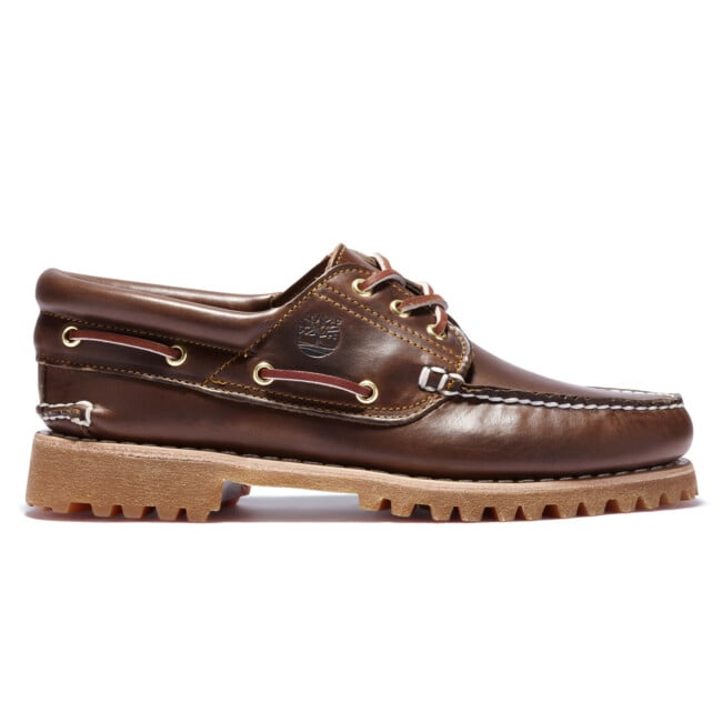 TIMBERLAND 3-EYE LUG HANDSEWN BOAT SHOES FOR MEN | Leisure