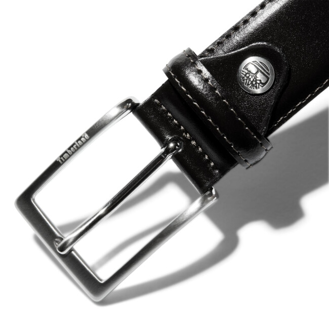 timberland leather belt