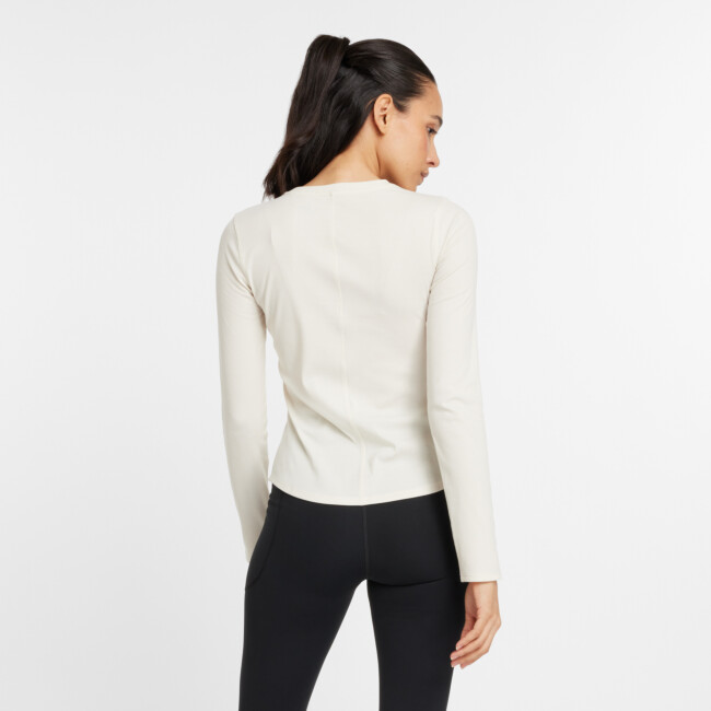 ニューバランス New Balance Micro-Rib Long Sleeve レディース シャツ トップス Black NEW BALANCE WOMEN'S MICRO-RIB LONG SLEEVE TOP | Tops and