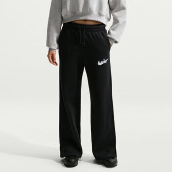 NIKE SPORTSWEAR PHOENIX FLEECE HIGH RISE WIDE-LEG LOGO PANTS