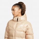 Nike Sportswear NSW Field Zizo Womens Hooded Cotton Parka Long Jacket  394118