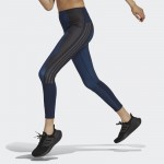 adidas Marimekko Run Icons 3-Stripes 7/8 Running Leggings - Blue