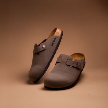 BIRKENSTOCK BOSTON BIRKO-FLOR® BIRKIBUC® CLOGS - NARROW FIT