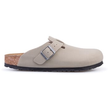 BIRKENSTOCK BOSTON BIRKO-FLOR® BIRKIBUC® CLOGS - NARROW FIT