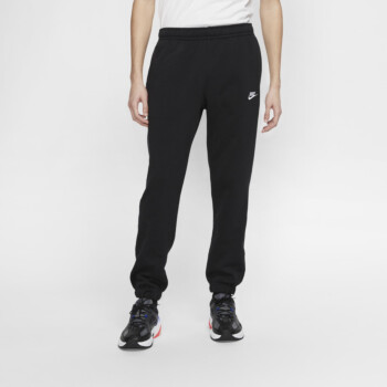 nike sportswear club fleece black joggers
