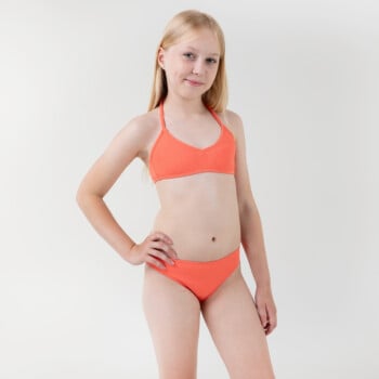 Conjunto de bikini para niñas, estampado de escamas de sirena Conjunto de bikini para niñas, estampado de escamas de sirena