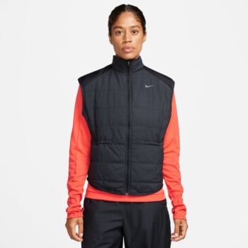 nike black running vest