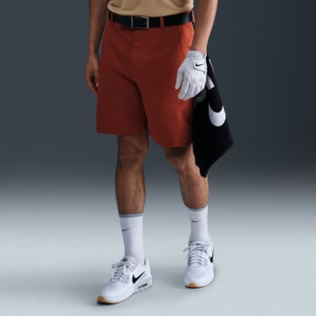 mens red nike golf shorts