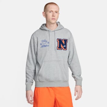 nike sportswear men's all over print club pullover hoodie