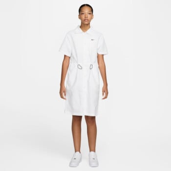 nike sportswear everything wovens women's short-sleeve mini dress Women's Nike Sportswear Everything Wovens Shirt Dress