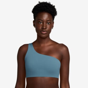 NIKE ZENVY ASYMMETRICAL WOMEN'S LIGHT-SUPPORT PADDED SPORTS BRA