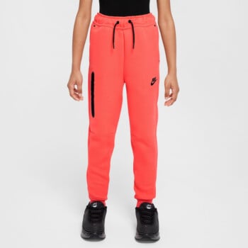 orange nike tech pants