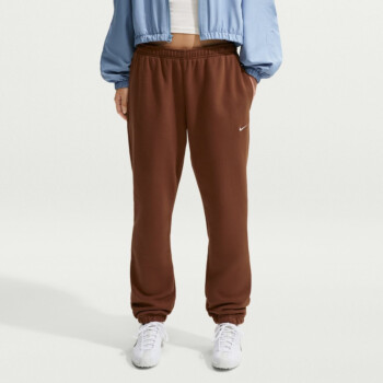 FFFPOSTALSERVICE Zip Trouser パンツ 30 ブラウン NIKE SPORTSWEAR COLLECTION WOMEN'S MID-RISE REPEL ZIP PANTS