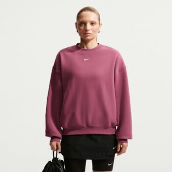 NIKE SPORTSWEAR PHOENIX PLUSH COZY FLEECE OVERSIZED MOCK-NECK TOP