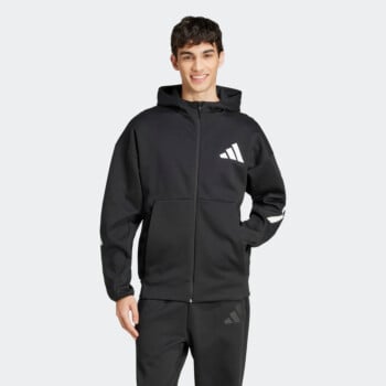 ADIDAS MEN'S NEW ADIDAS MEN'S Z.N.E. FULL-ZIP HOODED TRACK JACKET