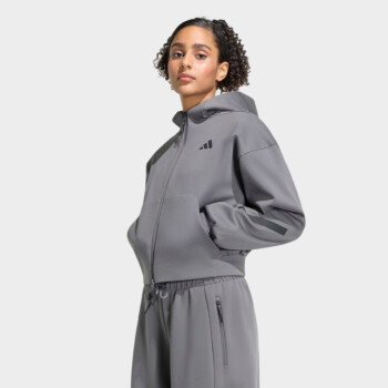 ADIDAS Z.N.E. CROPPED FULL ZIP SWEATSHIRT | Hoodies and