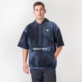 UNDER ARMOUR MEN'S PROJECT ROCK WARM UP HOODED JACKET
