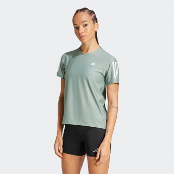 ★ adidas★ Own the Run 3S Tee JD2276 adidas | Own the Run 3-Stripes T-Shirt - Violet Tone | The