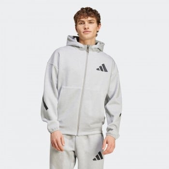 ADIDAS MEN'S Z.N.E. WOVEN FULL-ZIP HOODED TRACK TOP