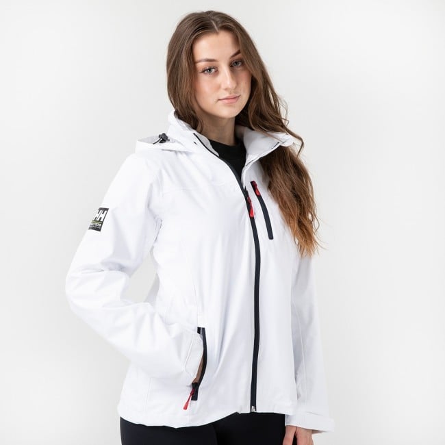 Helly Hansen W Crew Hooded Midlayer Jacket, Forro Polar Mujer, Blanco, L :  : Moda