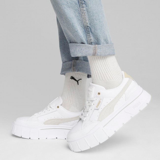 Puma platform trace white hotsell