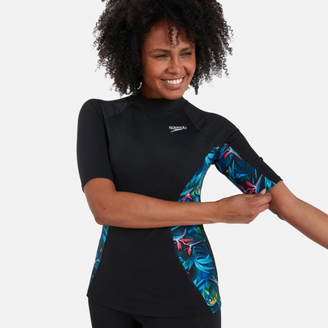 Speedo w prnt ss rash top swimwear and bikinis Swimming Buy