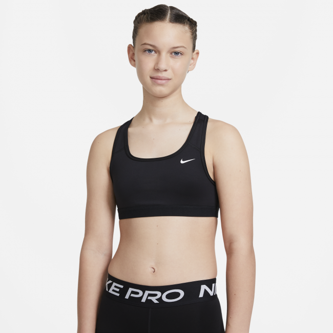 Nike swoosh big kids' (girls') sports bra, sports bras, Training