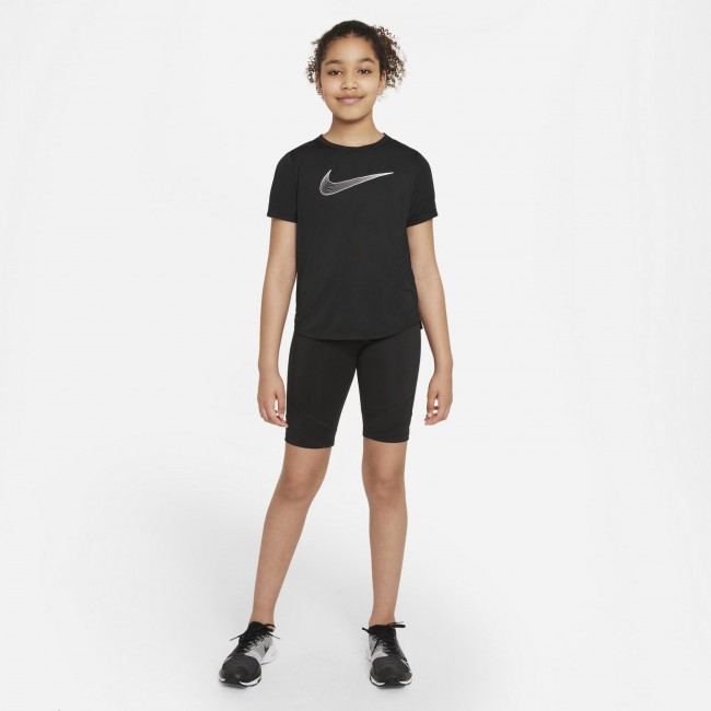 Nike one big kids girls dri fit short sleeve training top