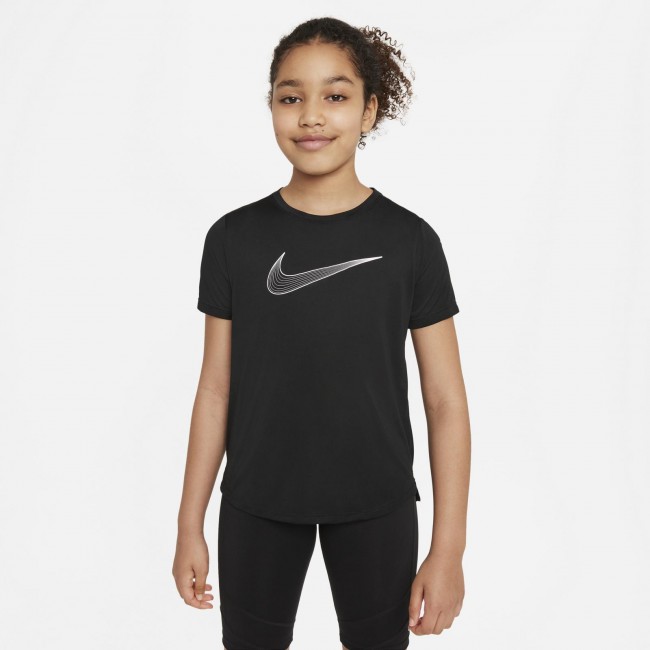 Nike one big kids girls dri fit short sleeve training top