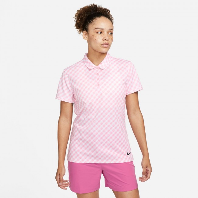 Nike dri-fit victory women's short-sleeve printed golf polo | polos ...