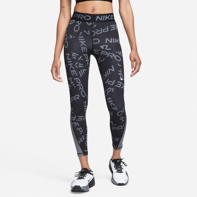 Nike pro women's mid-rise 7/8 printed leggings, pants, Training