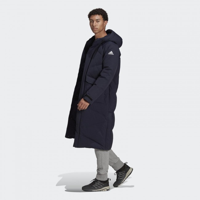 Adidas mens long discount coat