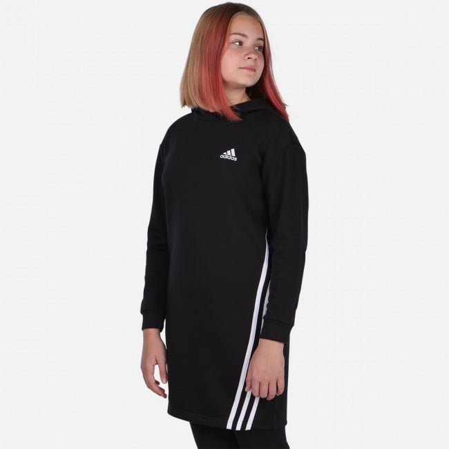 Adidas long dress top with hood