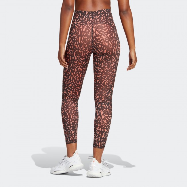 adidas adidas by Stella McCartney TruePace Printed Training Leggings -  Black