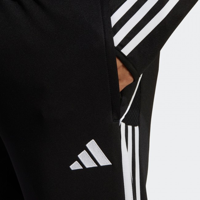 Black and white discount adidas tracksuit bottoms