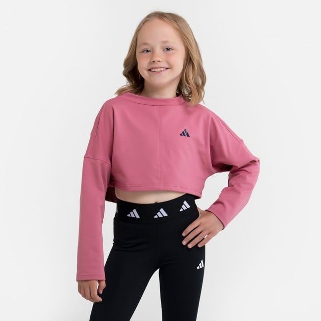 Girls adidas clearance crop hoodie