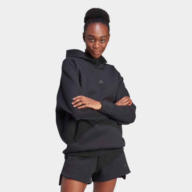 Adidas women s z.n.e. overhead hoodie hoodies and sweatshirts