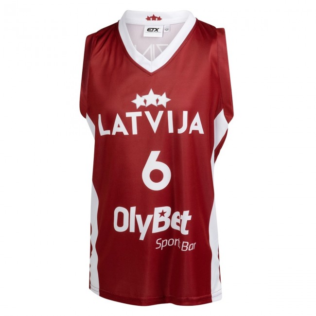 Porzingis latvia jersey discount