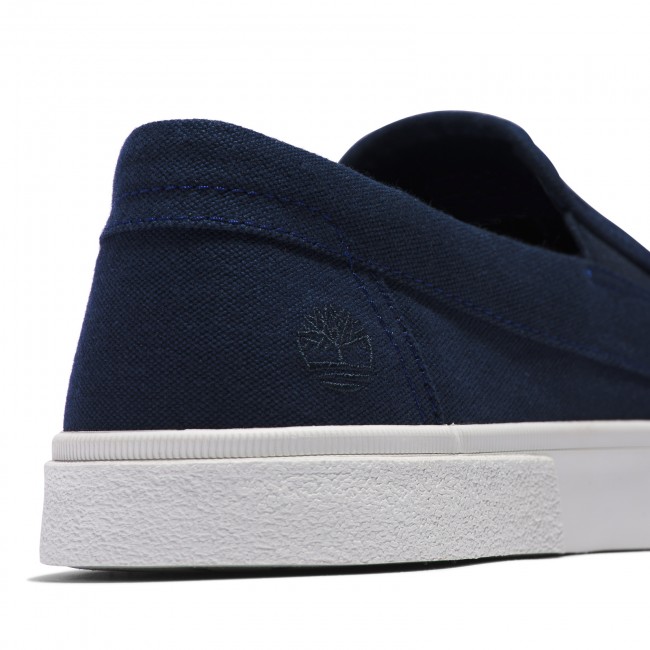 Timberland canvas slip on on sale shoes