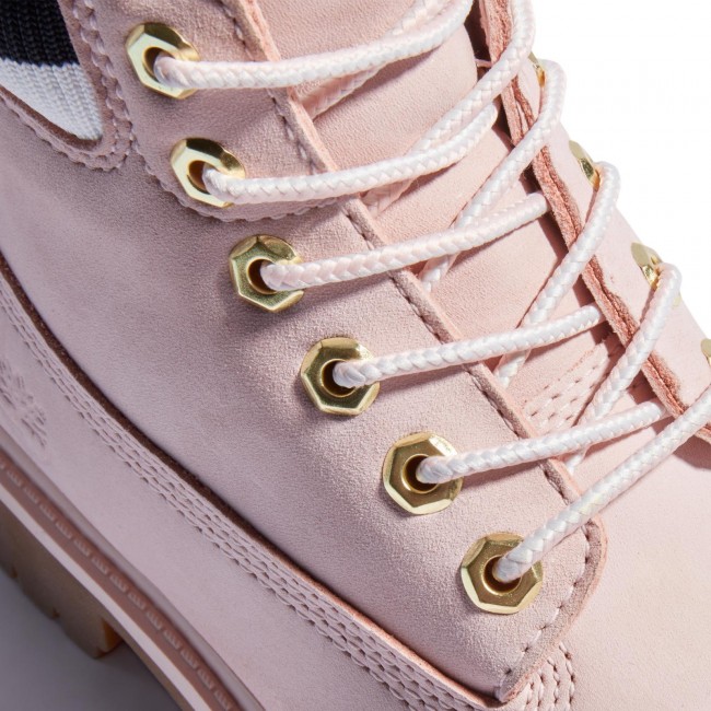 Pink and deals rose gold timberlands