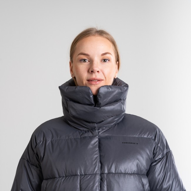 Converse women s premium short down jacket jackets and parkas Leisure Buy online Sportland