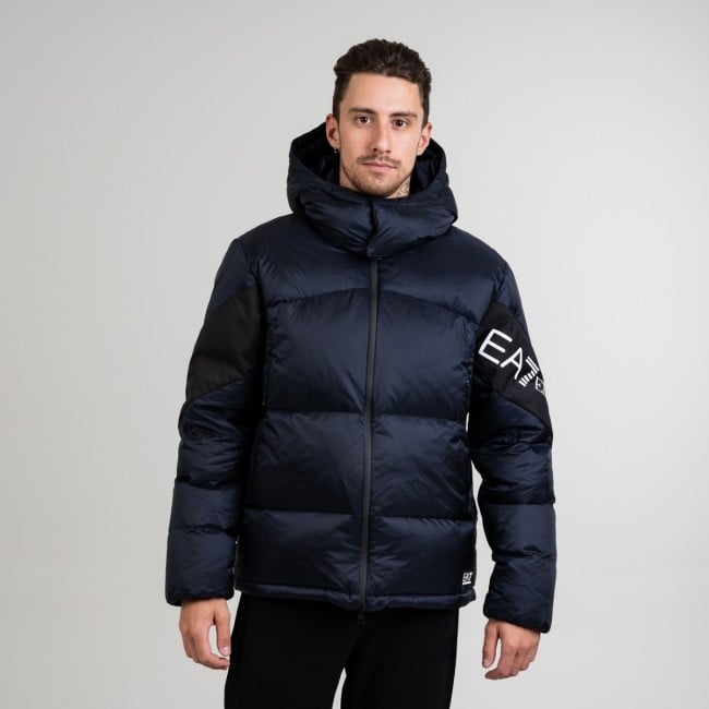 Ea7 men s mountain down hooded jacket jackets and parkas Leisure Buy online Sportland