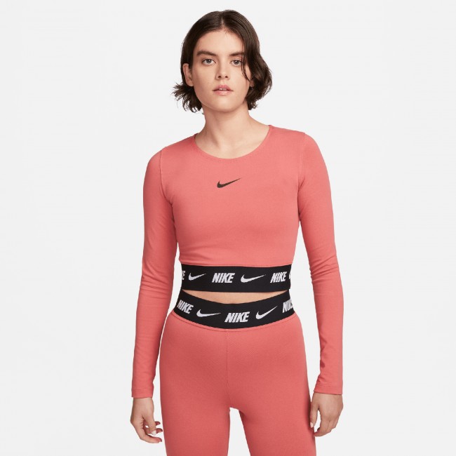 Nike long sleeve crop best sale