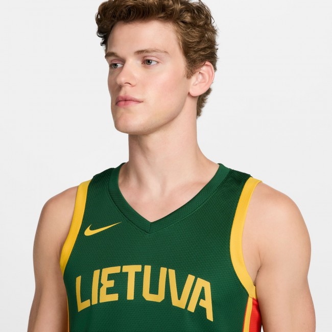 Nike team lithuania 24 limited edition road basketball jersey tops and shirts Basketball Buy online Sportland