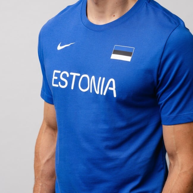 Nike team estonia men s dri fit t shirt tops and shirts Running Buy online Sportland